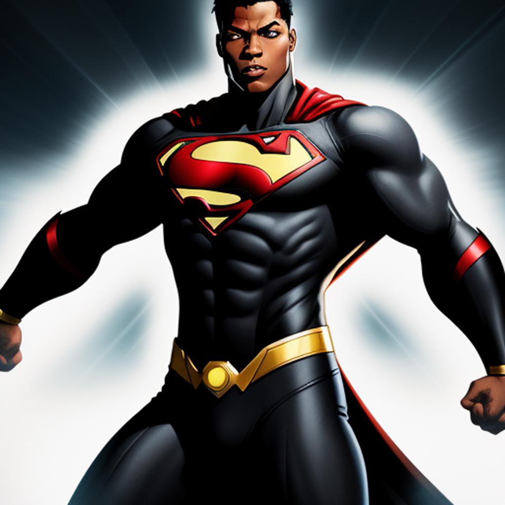 Black super man